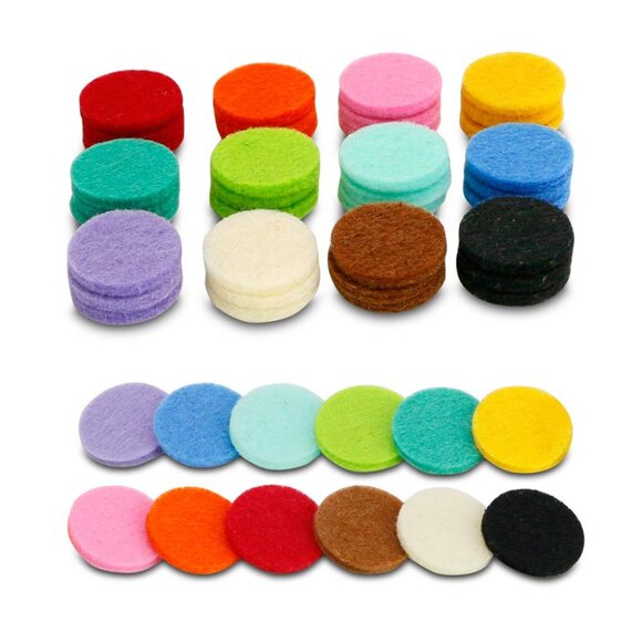 48PCS 22mm Replacement Refill Pads for 30mm Essential Oil Diffuser Necklace, Fel - Picture 1 of 8